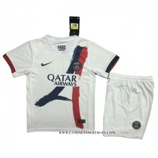 Camiseta Segunda Paris Saint-Germain Nino 24-25