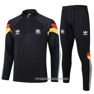 Chandal de Sudadera del Alemania 24-25 Negro