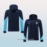 Chaqueta con Capucha del Chelsea 24-25 Azul