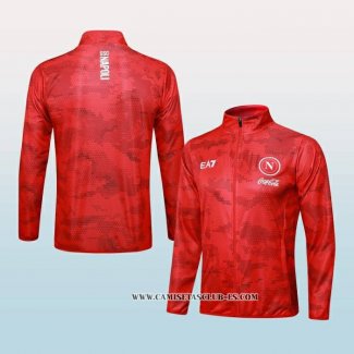 Chaqueta del Napoli 24-25 Rojo