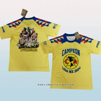 Tailandia Camiseta America Champion 24-25 Amarillo